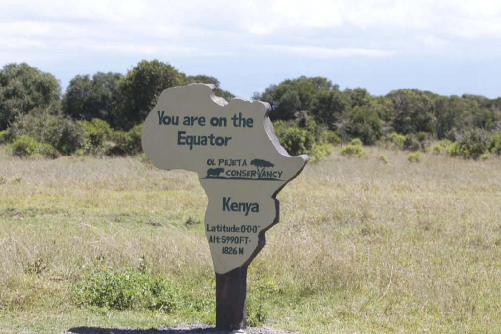 Equator in Kenya