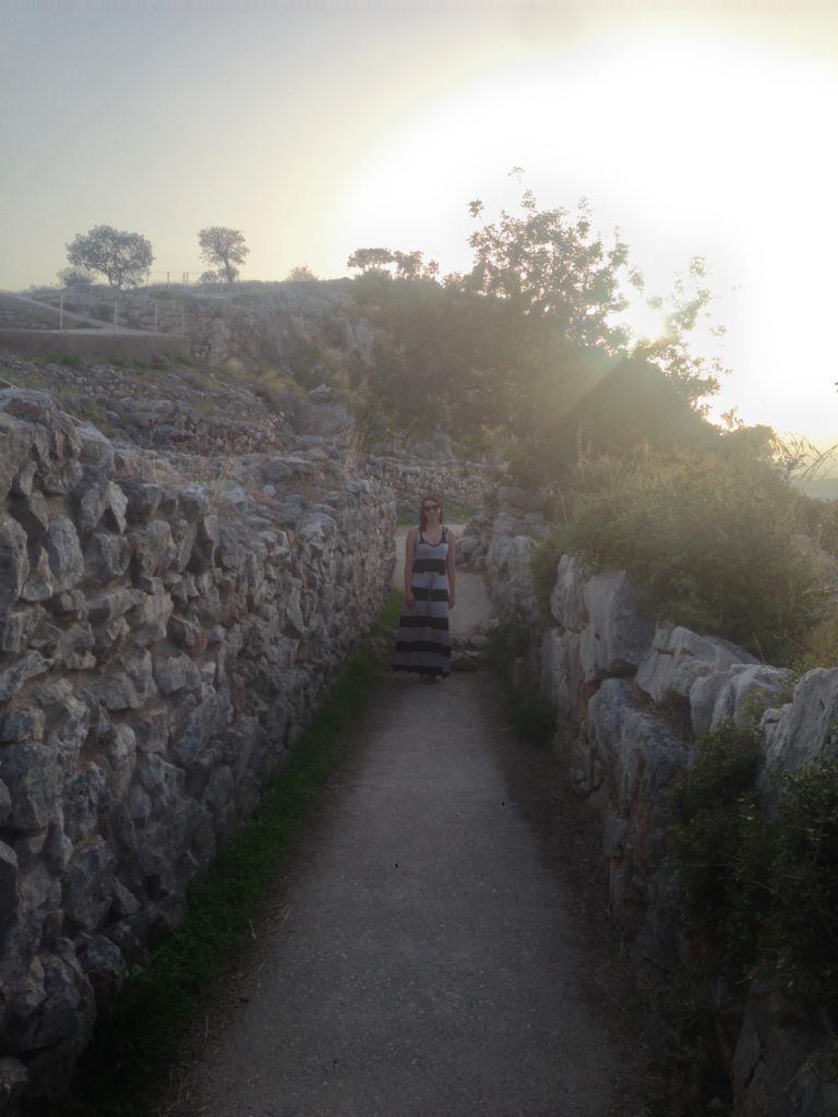 Exploring Mycenae Ruins